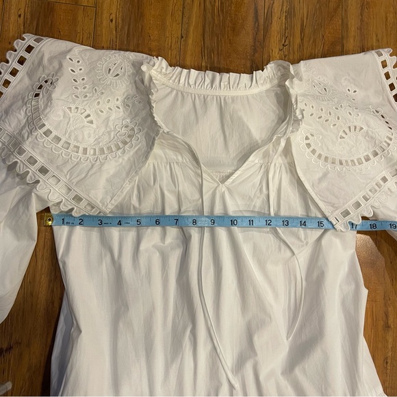 Sea New York White Ruffled Tiered Sundress - Picture 15 of 16